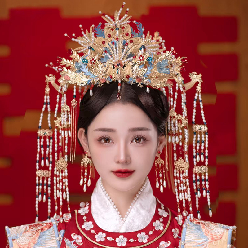中国伝統工芸品 置物 孝端皇后王冠 レプリカ 孝端皇后凤冠_中国国家