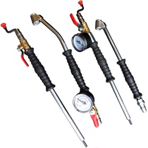 Tire air nozzle cart truck pressure gauge tire pressure gauge air Rod inflation nozzle detection tool monitor