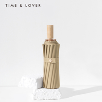 TIMELOVER sun umbrella 16 bone anti-UV parasol retro wind rain and rain dual-use sunscreen umbrella female summer