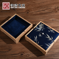 Ancient style Chinese packaging Wenchuang gift box empty box custom business activity brocade box high-end creative hand gift box