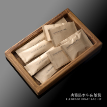 Waterproof hotel homestay disposable toiletries set hotel special toothbrush Kraft paper straw teeth full set