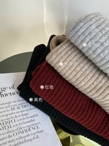 Maternity autumn and winter four-color sweater lazy wind solid color slim pit high collar large size knitted bottoming shirt top