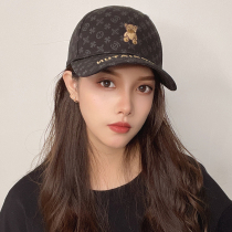 ICNMB cap female male presbya bear hat children Spring and Autumn Tide brand new round face face face small baseball cap winter
