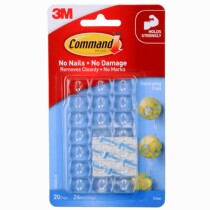 Imported 3m Goldman transparent hook no trace mini decorative clip free of punch wall strong adhesive hook