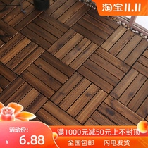 Anti-corrosion Wood outdoor terrace balcony sun room bathroom garden courtyard non-slip waterproof sunscreen solid wood mosaic floor