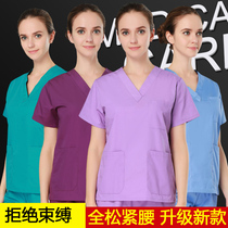Nightingale cotton wash clothes short sleeve doctors clothing split suit surgical clothes brush hand clothes surgical clothes nurse clothes