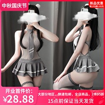 cosplay love two-dimensional fun Mu sexy sweet cool school girl net dress suit student uniform stockings one