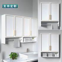  Aluminum alloy kitchen wall cabinet Wall cabinet Wall cabinet Wall-mounted space aluminum balcony top cabinet Storage cabinet customization