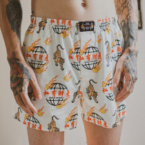 subreef private property Dark Island Aro pants cotton couple four corner underwear mens and womens home shorts tide pajama pants