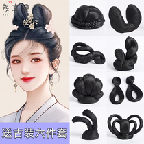 Hanfu ancient costume wig Tang style hair bun Ming Feitian hair bun long song line ancient style Li Leyan ancient costume contract