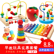 Baby Enlightenment Early Education 6-12 Months Educational Toys Baby Children 1-2-3 Years Old Educational Boys and Girls Building Blocks Beads