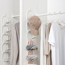 Hanging hat storage rack rack clothes adhesive hook non-perforated door rear bag wall storage artifact hanging hanger