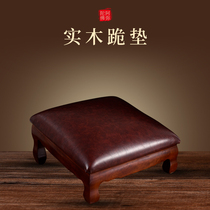 Solid Wood kneeling mat stool futon cushion thick home Buddha Temple meditation mat square ritual Buddha mat