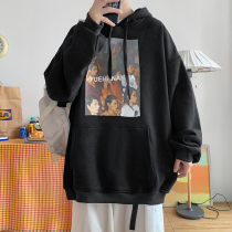 American street fashion brand hooded sweater Mens trend ins Port wind spring and autumn high street hoodie clothes trend jacket