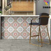 Nordic hipster kitchen bathroom floor tiles 200 pink floor tiles dining room living room non-slip tile wall tiles
