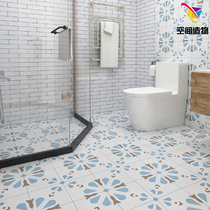Nordic bathroom art small tiles restaurant kitchen non-slip floor tiles 200x200 bathroom wall tiles balcony tiles
