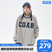 COAR Spring New National Tide Spacewalk LOGO Vintage American Letters Couple Baseball Jersey Jacket Jacket Men