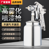 Ji by w-77 paint spray gun large diameter up and down pot spray grab 71 furniture car pneumatic painting tool High atomization