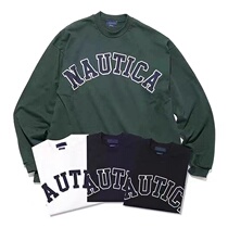 AFTER US NAUTIC Hasegawa pure cotton loose round neck long-sleeved sweater mens city boy style