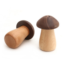Mushroom toothpick tube Net red cartoon creative cute home can Nordic ins Wind light luxury restaurant solid wood fixed logo