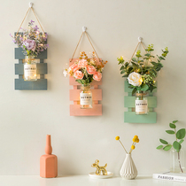 Wall decoration room layout wall creative pendant bedroom background wall hanging flowerpot decoration
