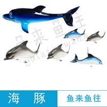 Simulation dolphin tropical fish simulation fish marine park beautiful Chen home decoration plastic fish fake fish dolphin model