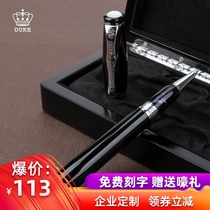 Official authorization DUKE German DUKE signature PEN festival gift 619 tutor treasure pen signature pen business gift box men and women Office sign pen thick pen pole metal pen lettering