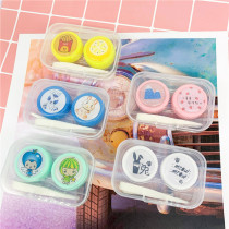 Contact lens box Myopia box Contact lens box Care box Cartoon companion box 588 new double PP box