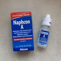 (Spot) NAPHCON A eye drops to remove red blood strep antipruritic anti-allergic 15ml Alcon