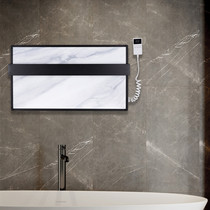 Smart graphene electric towel rack bathroom toilet non-hole constant temperature disinfection drying bath towel rack rack