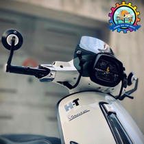 Piaggio Vespa modified spring sprint 150 front windshield mini competitive blackening guard combat deflector