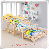 Kindergarten Pinus sylvestris var.mo ngolica four tui la chuang afternoon care session a bunk bed as well as pillow bunk beds for children wood that slept in the afternoon improved wooden beds