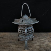 Iron beam guardrail lamp retro oil lamp nostalgic craftslightsFilm and television props houseButter lamp