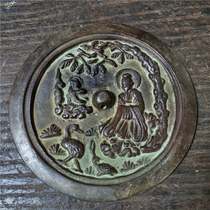 Bronze mirror figure bronze mirror antique bronze mirror old mirror bronze mirror imitation ancient handicraft ancient play collection