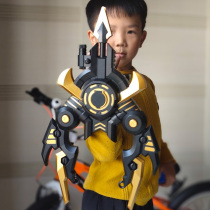 Childrens toy gun Ultraman electric burst Hou Yi deformation war bow m416 five-claw simulation chicken-eating boy hand grab