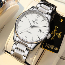 Shanghai Diamond Diamond Hand Watch Male Mechanical Watch Waterproof Fully Automatic Fashion Fine Steel Calendar Brief Mens Manipulator Watch
