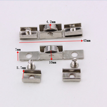 5mm glass sliding door pulley super quiet smooth cabinet door sliding door pulley imported bearing glass H wheel only