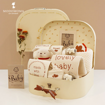 modomoma gift House newborn baby cotton clothes gift box newborn baby supplies set Full Moon gift