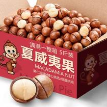 Three squirrels Hawaiian fruit bulk box 5kg nuts weighing kilograms of nuts weighing original creamy dried fruit flagship store small Zero