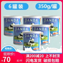 Panda brand coffee condensed milk Sweet condensed milk egg tarts Baking raw materials Commercial household small packaging 350g*6 barrels