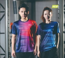 JOOLA Yura summer table tennis clothing Yuan Universe mens and womens short-sleeved sports collarless T-shirt breathable quick-drying jersey