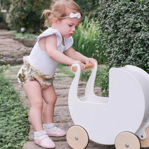 Germany Sebra baby walker Baby hand push walker Wooden house toy Birthday gift