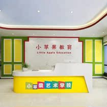Custom shop Welcome desk Cashier Bed and breakfast Convenience store Mother and baby shop Front desk table Barber Creative hotel Nail shop