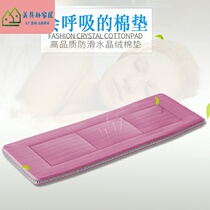 Office folding bed single lunch break lunch bed with luxury crystal velvet mattress mattress mattress mattress armour bed armour bed cotton pad