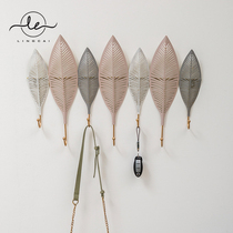 Nordic style modern simple Morandi color creative living room entrance door hanging hook Clothing store fitting room hook