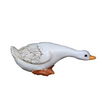 Mini white duck animal ornaments garden courtyard potted fish tank water landscape landscape micro landscape rockery decorations
