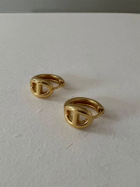 PAUSA ANN s925 commuter pig nose minimalist gold silver ear nail