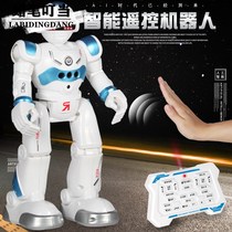 Childrens remote control robot will walk and dance mechanical electric toy War Boy early education content gesture sensing