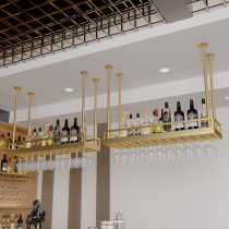 Bar wine cup holder upside down household rack creative tall cup holder ornaments wine rack storage rack hanging wine cup holder
