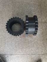 Atlas air compressor internal and external teeth toothed rubber sleeve